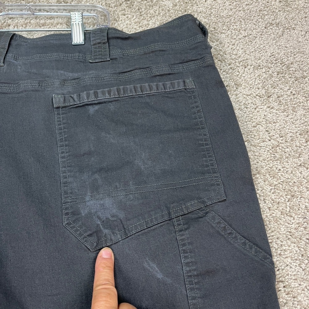 DeWalt Work‎ Shorts Mens 46 Black Utility Stretch Multi-Pocket Flat Front Denim - Picture 9 of 14